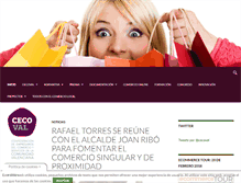 Tablet Screenshot of cecoval.es